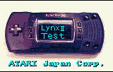 Lynx Casino title screen for Atari Lynx